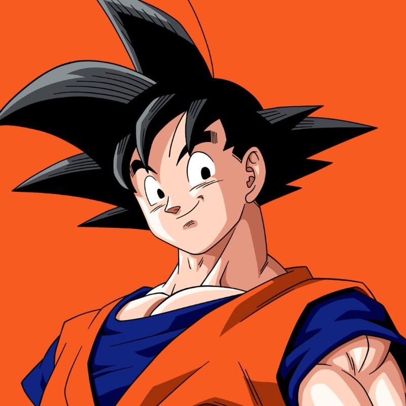 Rosto de Goku